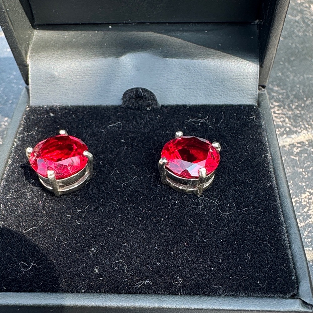 Red Ruby Earrings - image 2